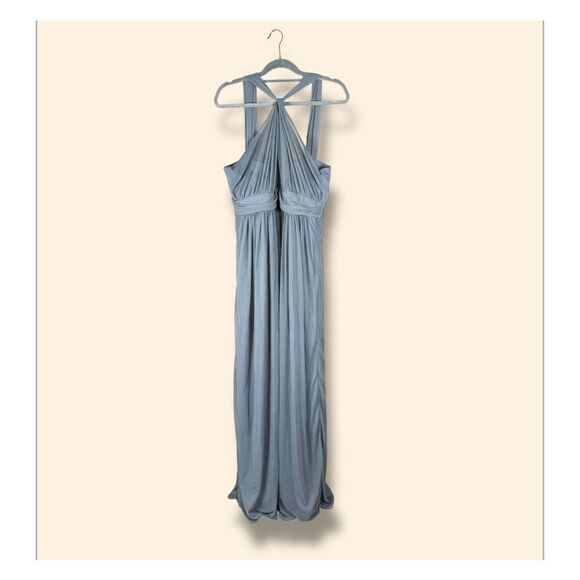Birdy Grey Kiko Halter Full Length Maxi Formal Gown Sz XL - Picture 1 of 11
